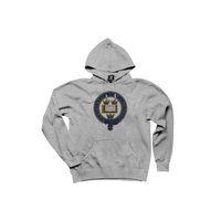 University Of Oxford Logo Gri Kapşonlu Sweatshirt Hoodie