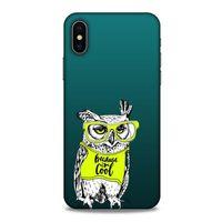 Animax Cool Baykuş Apple iPhone XS Kılıf Desenli Silikon