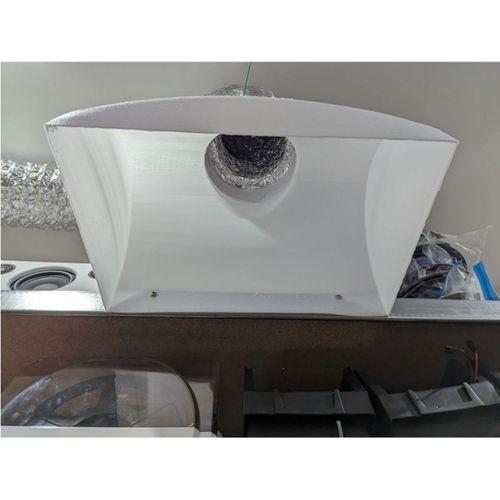 Egzoz Hava Duct Borusu 150mm Funnel Cone Kapak (Bu ürün Sadece Plastik parçadır - Almadan Önce Soru Sorabilirsiniz)