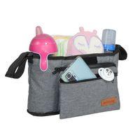 Babymol Molls Baby Bebek Arabası Organizer Çantası Gri