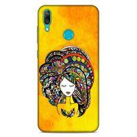 Lopard Huawei Y7 2019 Uyumlu Kılıf Sürreal Yüzler ♀ (34) Slim Armor Kılıf Desenli