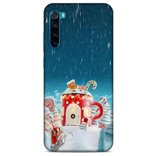 Xiaomi Redmi Note 8T Kılıf Snowix (13) Silikon Kap Kırmızı