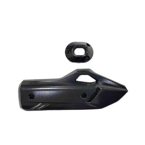 HONDA Honda Pcx 2021 - 2025 Uyumlu Eksoz Koruma Kapağı Ve Ucu Karbon