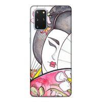 Samsung Galaxy S20 Plus Uyumlu Kılıf Face'X 13 Silikon Kap Geyşa