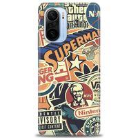 Xiaomi Redmi K40 Kılıf HD Baskılı Kılıf - Superman + Tam Ekran Koruyucu