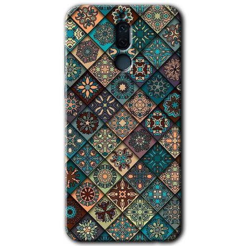 Huawei Mate 10 Lite Kılıf HD Desen Baskılı Arka Kapak - Mandala Desen