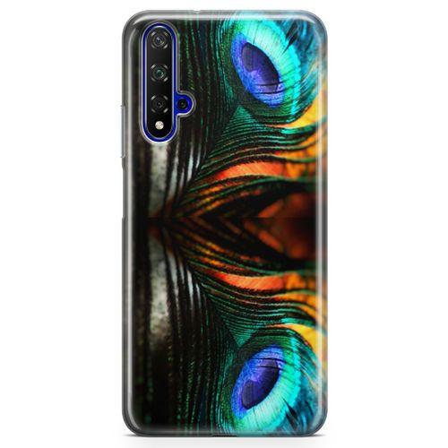 Huawei Nova 5t Kılıf Peacock Arka Kapak Koruma Desenli Full Koruyucu