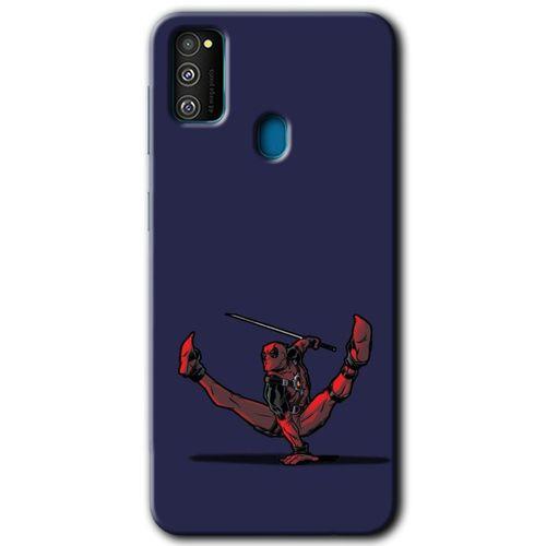 Galaxy M21 Kılıf HD Desen Baskılı Arka Kapak - DeadPool 3