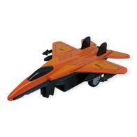 Çek Bırak Metal Mini Savaş Uçağı 10 cm - Kırmızı