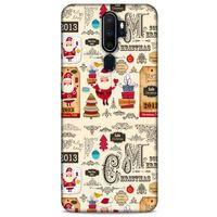 Retro (44) Desen Tough Armor Kılıf Renkli Oppo A5 2020 Kılıf
