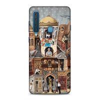 Samsung Galaxy A9 2018 Uyumlu Kılıf Azarbaijan (49) Ultra Silikon Kılıf Şehir Simgeleri
