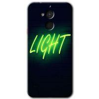 General Mobile GM 8 Kılıf HD Desen Baskılı Arka Kapak - Neon İnscription