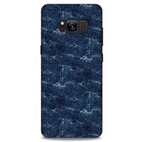 Mermer Desenli (15) Tema Antişok Kılıf Lacivert Samsung Galaxy S8 Kılıf