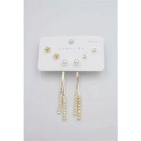 Çoklu Set Küpe - Altın