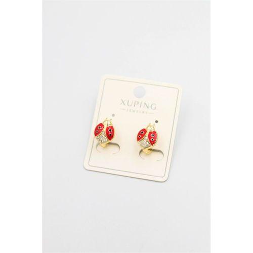 Uğur Böceği Küpe - Altın