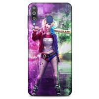 Samsung Galaxy M30 Uyumlu Kılıf Harley Quinn (30) Silicone Case Koyu kahverengi