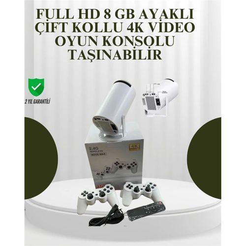 Portatif 4k Projeksiyon – 4.000 Uygulama, Kablosuz Yansıtma Ve Bluetooth 5.0