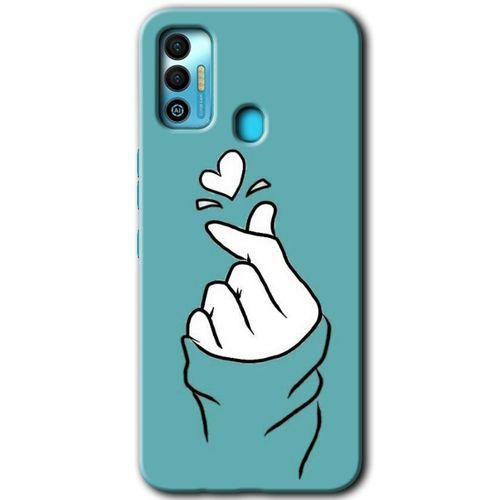 Potkal Hediye Fabrikası Tecno Spark 7T Kılıf HD Desen Baskılı Arka Kapak - Mutluluk