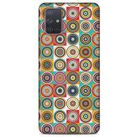Samsung Galaxy A71 Kılıf Pastel Renkler (44) Tough Armor Kılıf Karışık Renkli