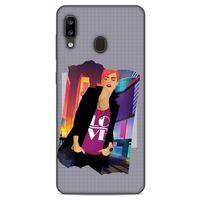 Sokak Modası 52 Samsung Galaxy A20 Kılıf Desenli Silikon