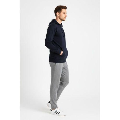 Süperlife Kapşonlu Uzun Kollu Baskılı Dar Kalıp İnce Erkek Sweatshirt SPR 2019K61