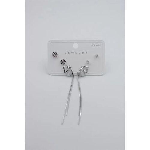 Çoklu Set Küpe - Gümüş