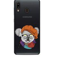 Zoologix (93) Samsung Galaxy A20 Şeffaf Kılıf Silikon Desenli