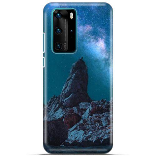 Lopard Huawei P40 Pro Uyumlu Kılıf Gece'S (7) Telefon Kılıfı Açık Mavi