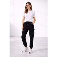 Jogger Eşofman Altı Rahat Kalıp, Kargo Cepli, Lastikli Paça, Günlük Spor Pantolon - Siyah