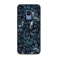 Samsung Galaxy S9 Uyumlu Kılıf Utopia (30) Silicone Case Pembe Yeşil