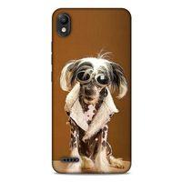 LG K20 2019 Kılıf Köpek Kıyafetleri (12) Koruyucu Silikon Chinese Crested