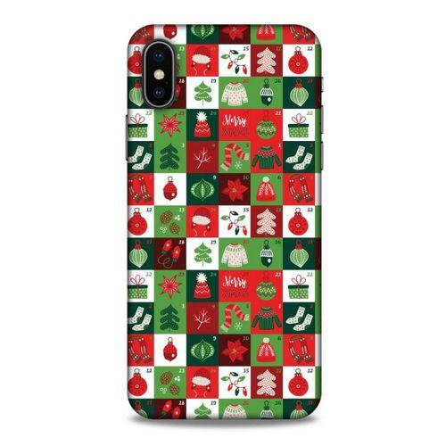 Yılbaşı Süsleri 07 Apple iPhone XS Kılıf Silikon Kapak