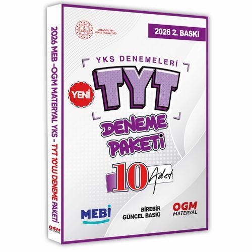 2026 ÖSYM YKS-TYT MEBİ OGM Deneme Paketi Güncel 10lu Fasikül SET (Seri Deneme Paketi) BASKI ÜCRETİ