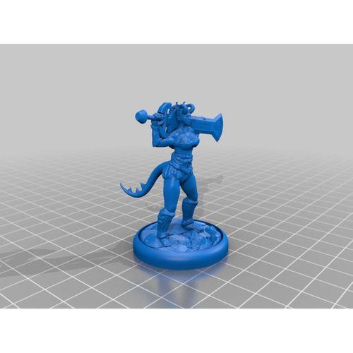 Cleave - Tiefling Barbar - Zindanlar ve Dragons DND Mini - 3712298