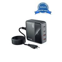 65w Masaüstü 4 Portlu Hızlı Şarj Cihazı İstasyonu 2xusb-a, 2xtype-c Giriş,1,5 Mt. Kablo