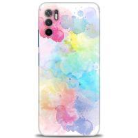 Xiaomi Redmi Note 10 5G Kılıf HD Baskılı Kılıf - Renk Paleti + Tam Ekran Koruyucu
