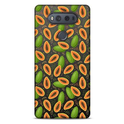 Frutix Papaya 01 LG K61 Kılıf Desenli Silikon