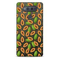 Frutix Papaya 01 LG K61 Kılıf Desenli Silikon