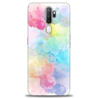 Oppo A9 2020 Kılıf HD Baskılı Kılıf - Renk Paleti + Tam Ekran Koruyucu