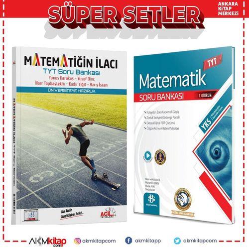Acil Matematigin İlacı ve Bilgi Sarmal Matematik Soru Bankası Seti 2 Kitap