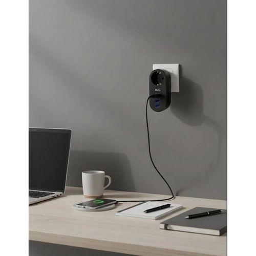Ftr-07 2xusb 1xtypec Termal Akım Korumalı Isıya Dayanıklı Tekli Priz