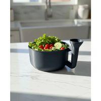 Pratik Sebze Yıkayıcı Süzgeçli Hazneli Ergonomik Saplı Mutfak Yardımcısı