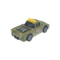 Çek Bırak Metal Küçük Arabalar 8 cm - SH40031 - Haki Taxi