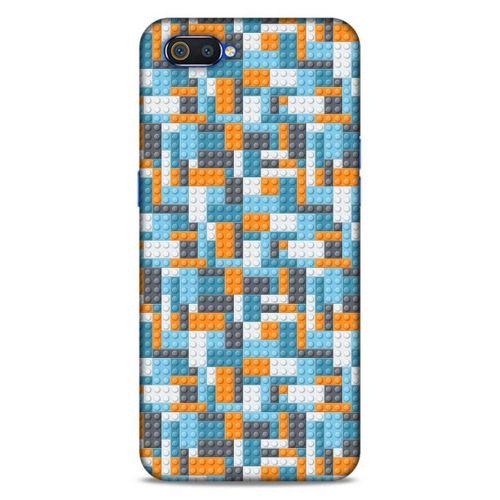 Lopard Oppo Realme C2 Uyumlu Kılıf BloX (43) Thin Fit Kılıf Turuncu Beyaz