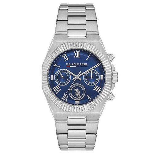U.s. Polo Assn. USPA1128-01 Quartz Çelik Gri Lacivert Kadran 40 mm Erkek Kol Saati