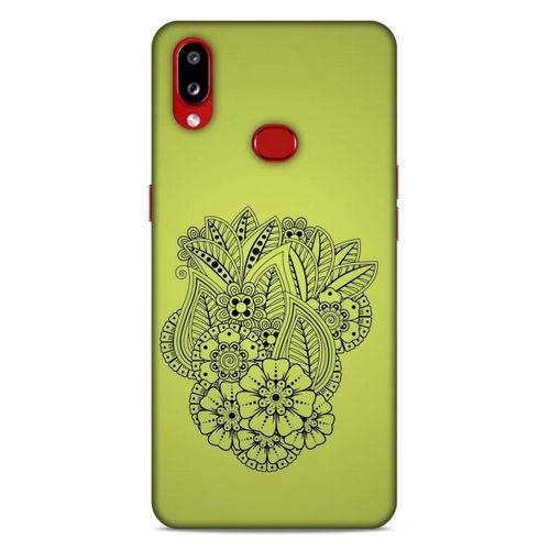 Lopard Samsung Galaxy A10s Uyumlu Kılıf Tattoo's (40) Fit Silikon Kılıf Çiçek Dövmesi