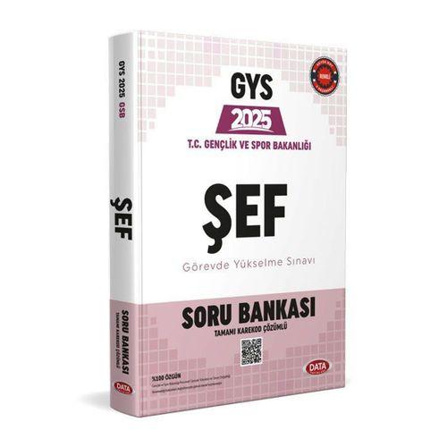 2025 GYS Gençlik ve Spor Bakanlığı Şef Soru Bankası Data Yayınları