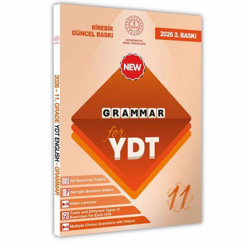 2026 YDT MEBİ İngilizce 11 Sınıf Grammar (Dilin Yapısı) Konu Anlatımı Kitabı BASKI ÜCRETİ