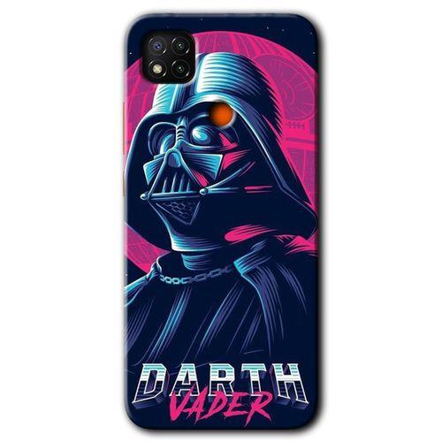 Xiaomi Redmi 9c Kılıf Baskılı Kapak - Darth Vader +Tam Kaplayan Mat Seramik