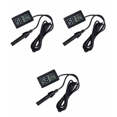 3 Adet Dijital Ekran Sıcaklık Ve Nem Ölçer - Termometre Higrometre Kuluçka